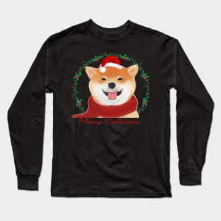 merry Christmas t-shirt. dog picture new year t-shirt Long Sleeve T-Shirt